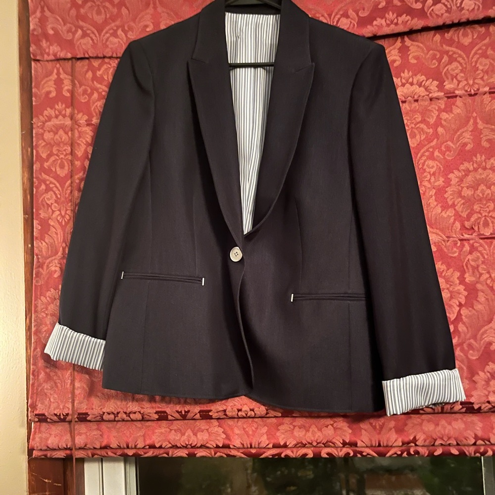 Denim blue blazer